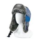 Шапка-ушанка СИБИРСКИЙ СЛЕДОПЫТ - Арктика, шиншилла, цвет серый/серо-голубой, XL