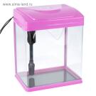 Аквариум SEA STAR HX-320F Пурпурный 22л (Лампа дневного света+встроенный фильтр), 33,5*24*37см