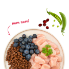 1+1 0,4кг Корм Bosch Sanabelle Adult Huhn & Blaubeeren Life для взрослых кошек с Курицей