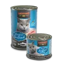 400гр Консервы Leonardo Ocean fish для взрослых кошек от года с Рыбой