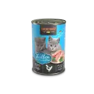 400гр Консервы Leonardo Kitten Rich in poultry для котят до года с Птицей и говядиной