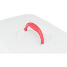 Туалет TRIXIE для кошек Vico со съемной крышей и дверью, красный/белый, 40*40*56см