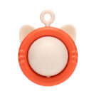 Игрушка WOGY для кошек Кошечка с вращающимся мятным шариком на липкой ленте, 5*6,5*2,5см