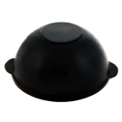 Казан узбекский чугунный с алюминиевой крышкой (плоское дно), 6л