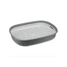 Туалет IDEA "ЛЯ-МУРР" для кошек с сеткой Смоки, 46,5х34,5см