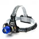 Фонарь налобный СИБИРСКИЙ СЛЕДОПЫТ ""Лайт"", 1 LED+2 COB, zoom, аккум, 220В