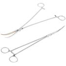 Клещи Akara загнутые 28см