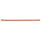 Ошейник Mr.Kranch для собак из натуральной кожи Коричневый, 17-20см