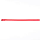 Ошейник Mr.Kranch для собак из натуральной кожи Красный, 17-20см