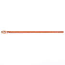 Ошейник Mr.Kranch для собак из натуральной кожи Коричневый, 20-25см