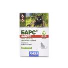 Капли на холку БАРС Форте АВЗ от блох и клещей для кошек, 1шт