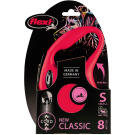 Рулетка FLEXI New Classic S 12кг 8м трос, красный