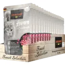 85гр Влажный корм Leonardo Lamb + Cranberries для взрослых кошек от года с Ягненком и клюквой