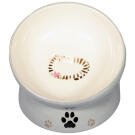 Миска Mr.Kranch на подставке для кошек керамическая Серая, 120мл