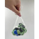 Стеклянные камушки Marlin Aquarium КL0104 в сетке, 300гр