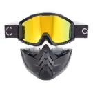 Маска мотоциклетная/снегоходная Следопыт M8, линза yellow chrome