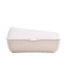 Лоток ALTA для кошек с высоким бортом Бежевый&Белый