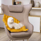 Лежанка Mr.Kranch для собак Листочек средняя, 90*65*5см, охра