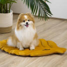 Лежанка Mr.Kranch для собак Листочек средняя, 90*65*5см, охра