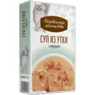 4*35г Лакомство "Деревенские лакомства" для кошек суп из Утки с Тунцом
