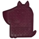 Лизательный коврик Mr.Kranch для медленного поедания силиконовый 20*20см бордовый на присосках