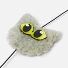 Удочка-Дразнилка GoSi для кошек "Мехокот Кайт" серый