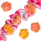 Игрушка Mr.Kranch Жираф с карманами под лакомство для собак, 36см, розовая