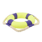 Игрушка Mr.Kranch для собак Кольцо с канатом 14см неоновая желтая