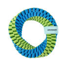 Игрушка Mr.Kranch Плетеное кольцо-спираль для собак Зеленая, 12см