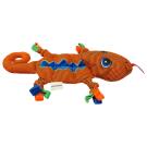 Игрушка Mr.Kranch Ящерка плюшевая для собак Оранжевая, 38см