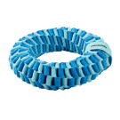 Игрушка Mr.Kranch Плетеное кольцо для собак Голубая, 15см
