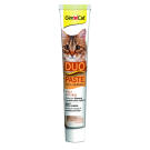 Паста GIMCAT ANTIHAIRBALL DUO-PASTE 50гр для кошек с эффектом выведения шерсти сыр + солод