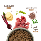 0,8кг Корм Bosch Oven Baked монопротеиновый беззерновой из печи для взрослых собак с чувствительным пищеварением с Говядиной