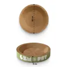 Когтеточка-лежанка овальная Red Bow картонная L, 55*40*9см