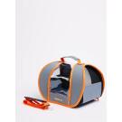 Сумка-переноска LOORI "Аurora" Серо-рыжая, 41*25*27см