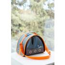 Сумка LOORI мини "Sfera" Серая и Оранжевая, 18*18*20см