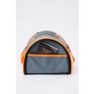 Сумка LOORI мини "Sfera" Серая и Оранжевая, 18*18*20см