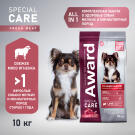 10кг Корм Award SPECIAL CARE Toy Breed Support для взрослых собак мелких и миниатюрных пород со свежим мясом Ягненка