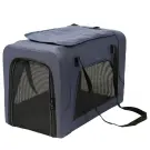 Коляска прогулочная Mr.Kranch двойная для собак и кошек 10+10кг, Голубая