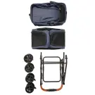 Коляска прогулочная Mr.Kranch двойная для собак и кошек 10+10кг, Голубая