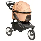 Коляска прогулочная Mr.Kranch повышенной проходимости для собак и кошек до 15кг, Бежевая