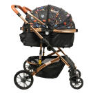 Коляска прогулочная Mr.Kranch с амортизацией для собак и кошек до 20кг, Разноцветная