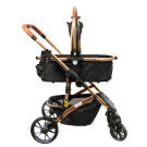 Коляска прогулочная Mr.Kranch с амортизацией для собак и кошек до 20кг, Разноцветная