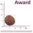 1+1 1,5кг Корм Award для взрослых собак мелких и миниатюрных пород с Ягненком и Индейкой с добавлением брокколи и брусники