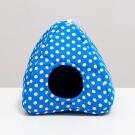 Домик-вигвам LOORI для грызунов Голубой, 17*17*17см