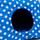 Домик-вигвам LOORI для грызунов Голубой, 17*17*17см