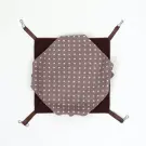 Гамак подвесной LOORI "Зведы" для грызунов Коричневый, 23*23см