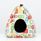 Домик-вигвам LOORI "Совы" для грызунов, 17*17*17см