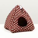 Домик-вигвам LOORI для грызунов Коричневый, 17*17*17см