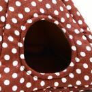 Домик-вигвам LOORI для грызунов Коричневый, 17*17*17см